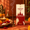 Rose Dhoop Sticks | Bamboo-Free & Low Smoke | Pack of 25 with Free Ceramic Holder